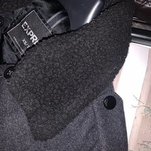 Mens  bomber wool coat